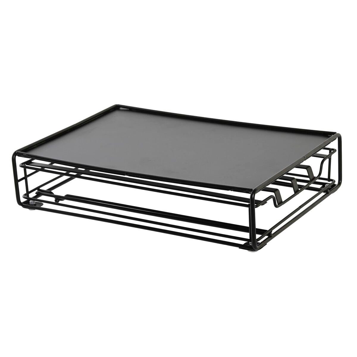 DKD Home Decor Kapselmaschine Organizer für Kaffeekapseln DKD Home Decor Schwarz Metall 21 x 31 x 7