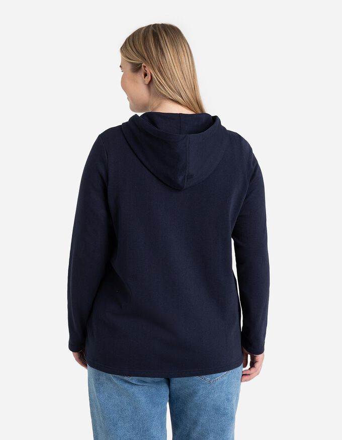 Sweatjacke - Baumwoll-Mix