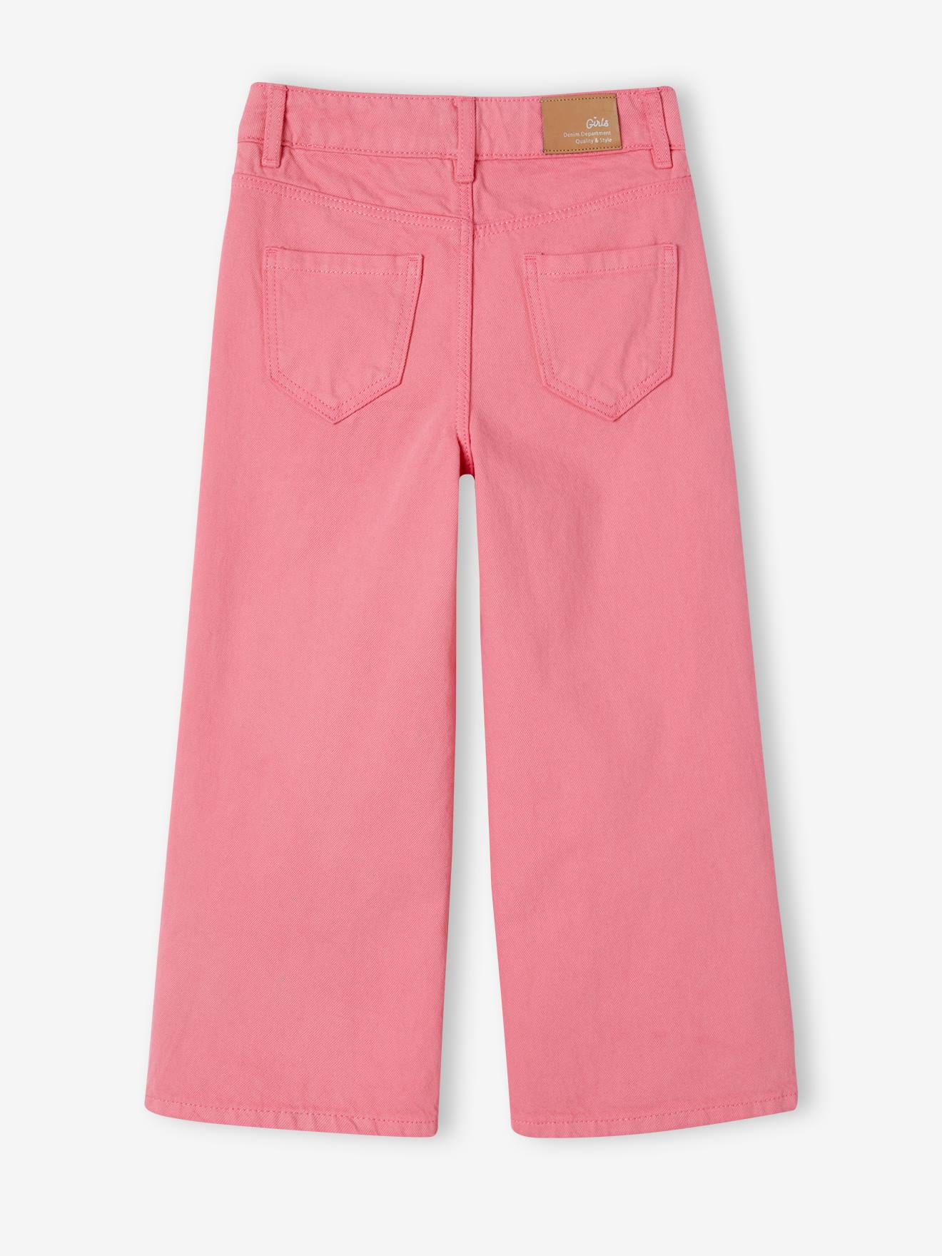 Vertbaudet Weite Mädchen Stoffhose - karamell