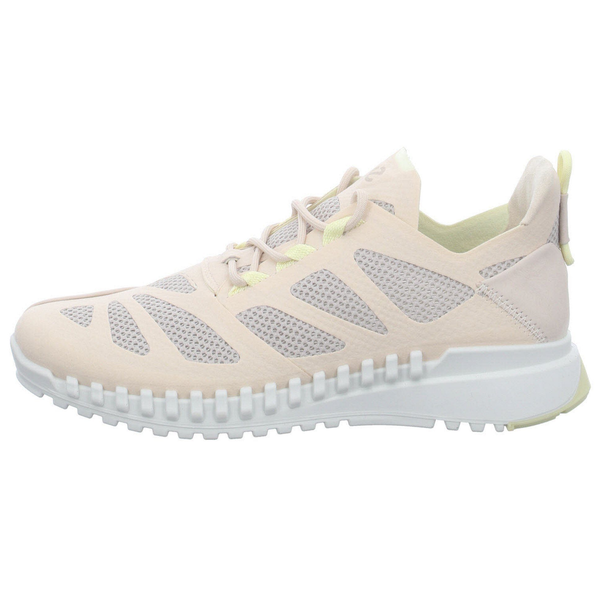 Ecco Damen Sneaker Schuhe Zipflex Sneaker Schnürschuh Leder-/Textilkombination