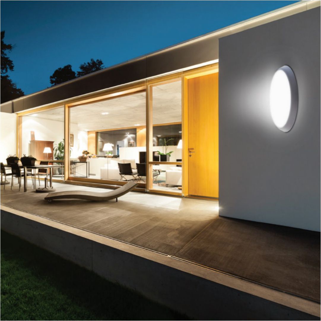 ENOVALITE LED Aufbauleuchte mit Sensor, 18W, 4000K, ø250mm