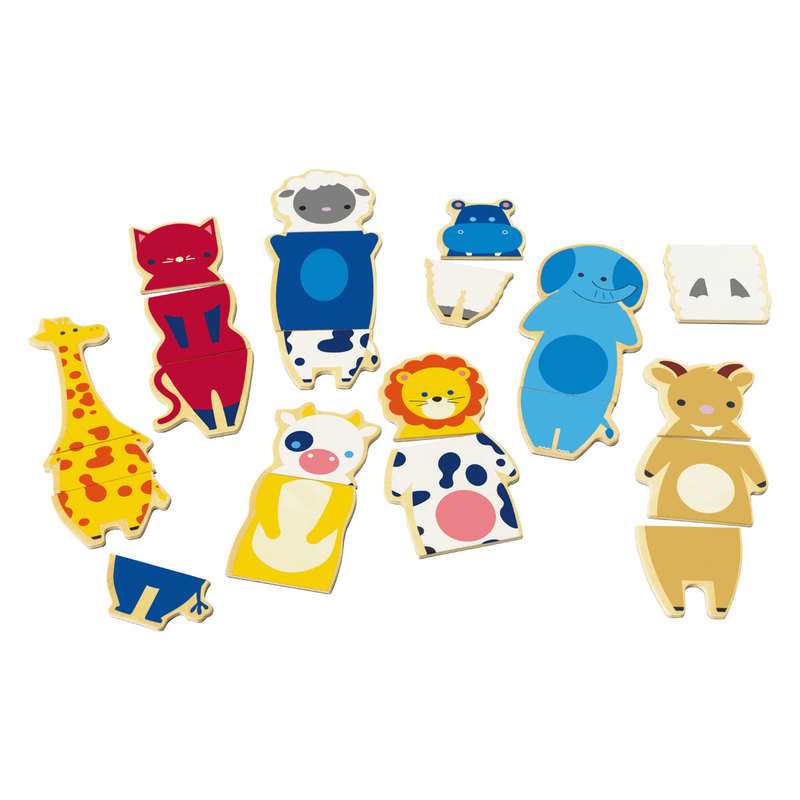 Puzzle magnétique animaux Oxybul