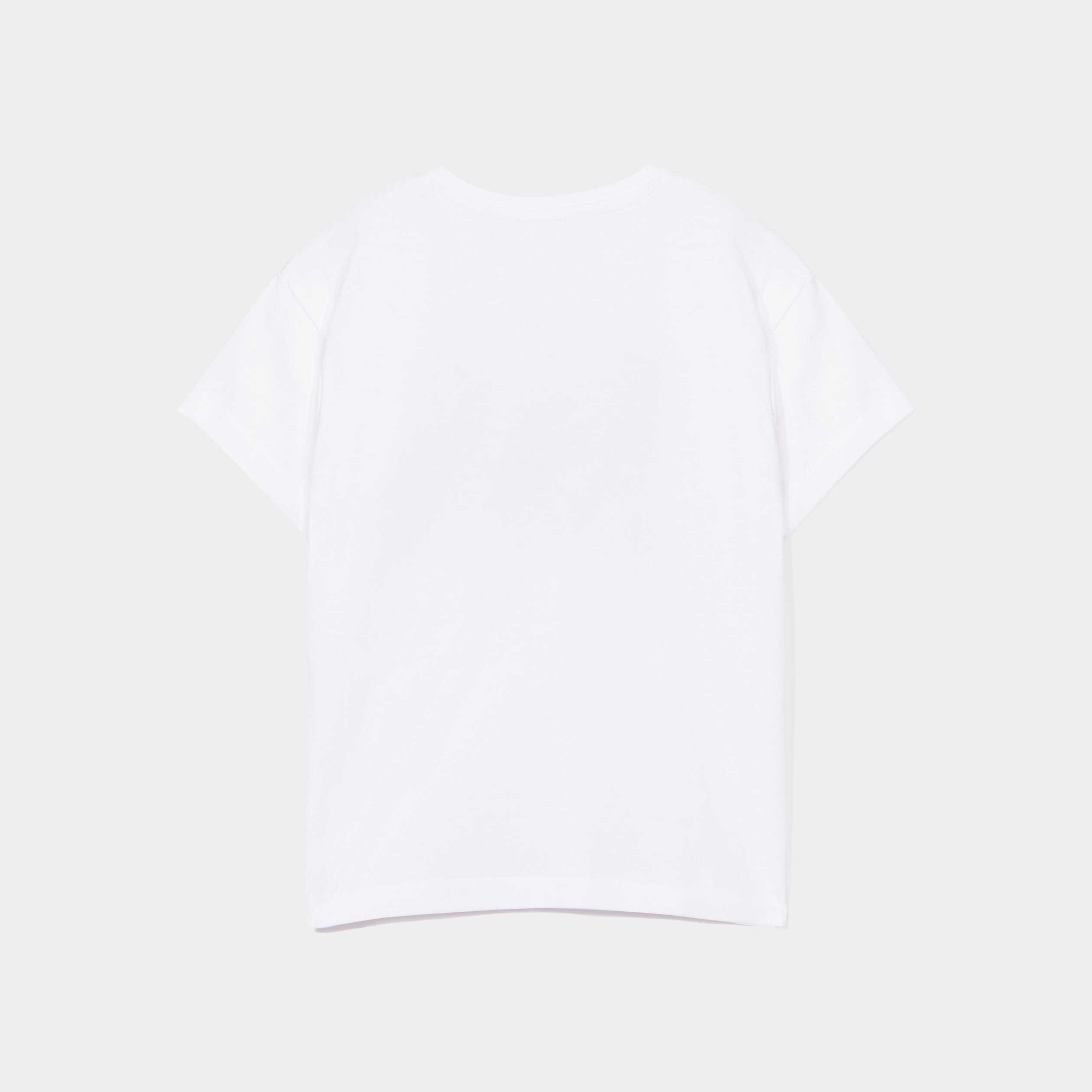 T-shirt sequins réversibles coton ivoire fille | La Halle