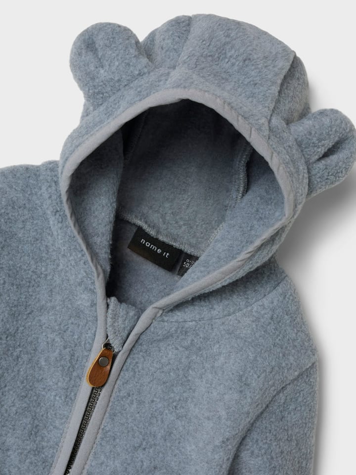 name it Fleeceoverall NBNMEEKO SUIT SOLID in grey melange günstig kaufen