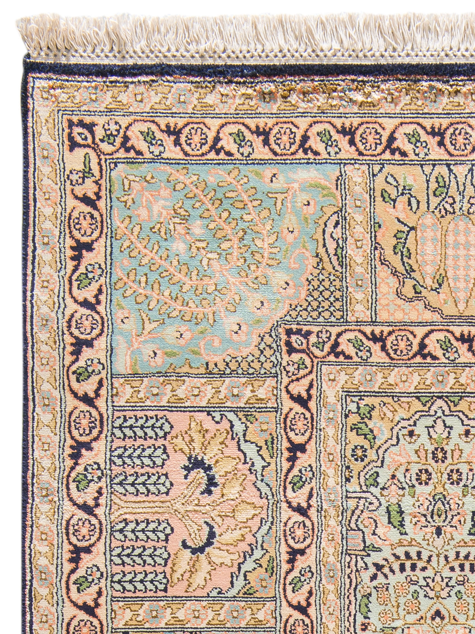 Kaschmir Seide 18/18 ca. 149 x 221 cm, Unikat / Einzelstück