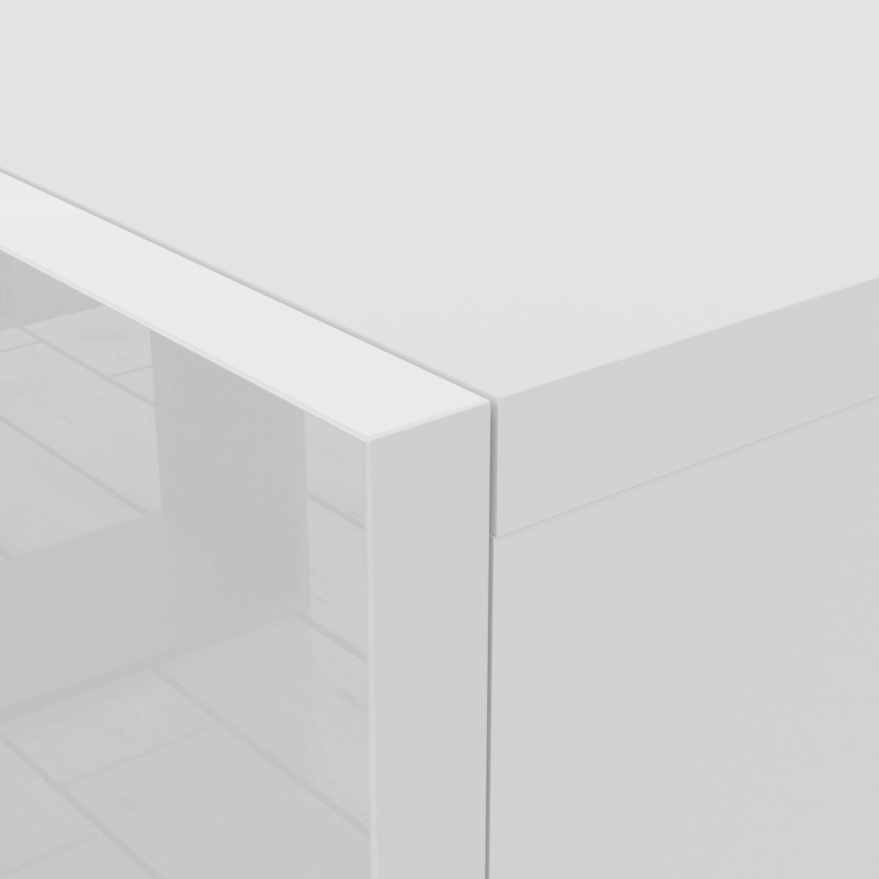 Domando Wohnwand Wohnwand Imperia M7, (3-St), Breite 250cm, variabel hängbar, Push-to-open-System, Hochglanz
