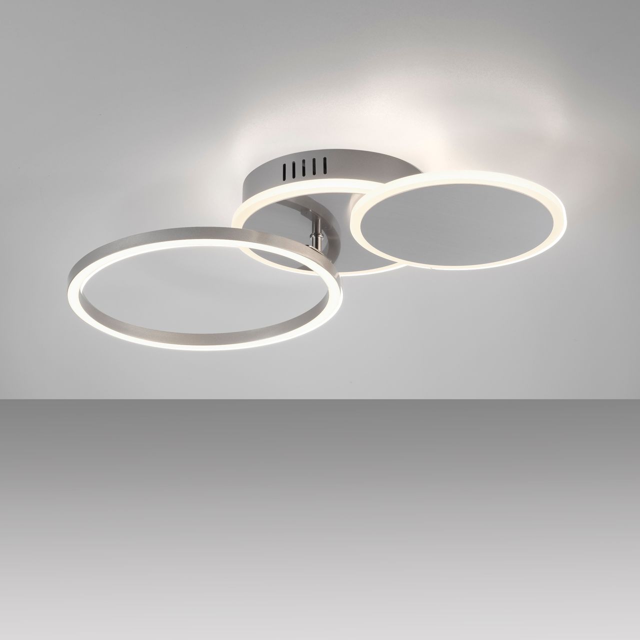 JUST LIGHT JUST LIGHT.  LED Deckenleuchte SEVENT,  rund, 1xLED-Board/25,5W/3000K, Innenleuchte, IP20