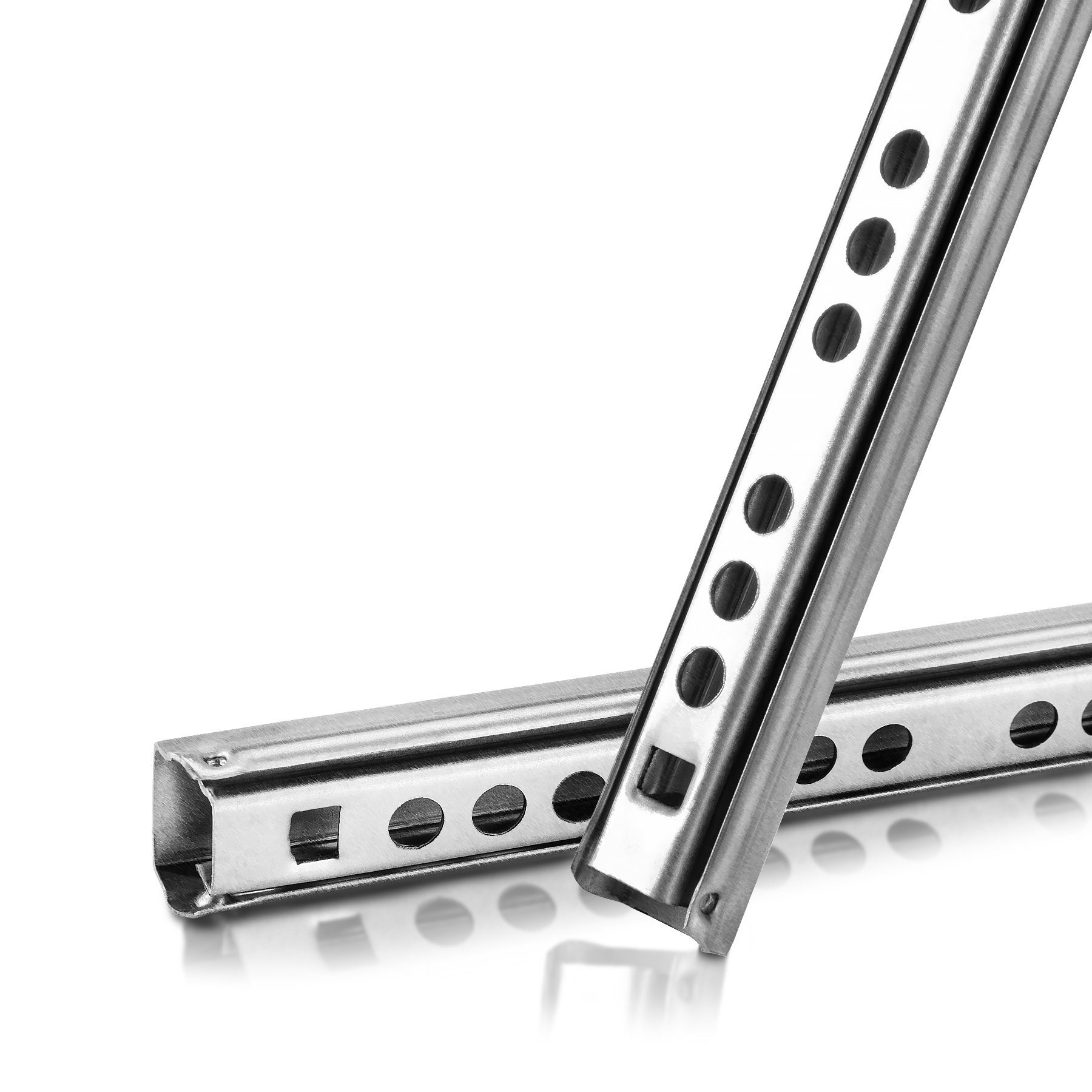 BigDean Auszug 10er Set (5 Paar) Schubladenschienen - 246mm 17mm