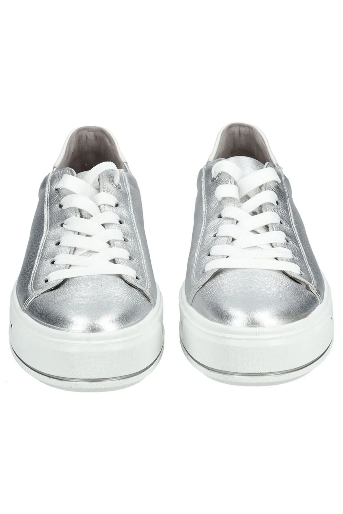 ARA  Sneaker - Silberfarben - Flacher Absatz