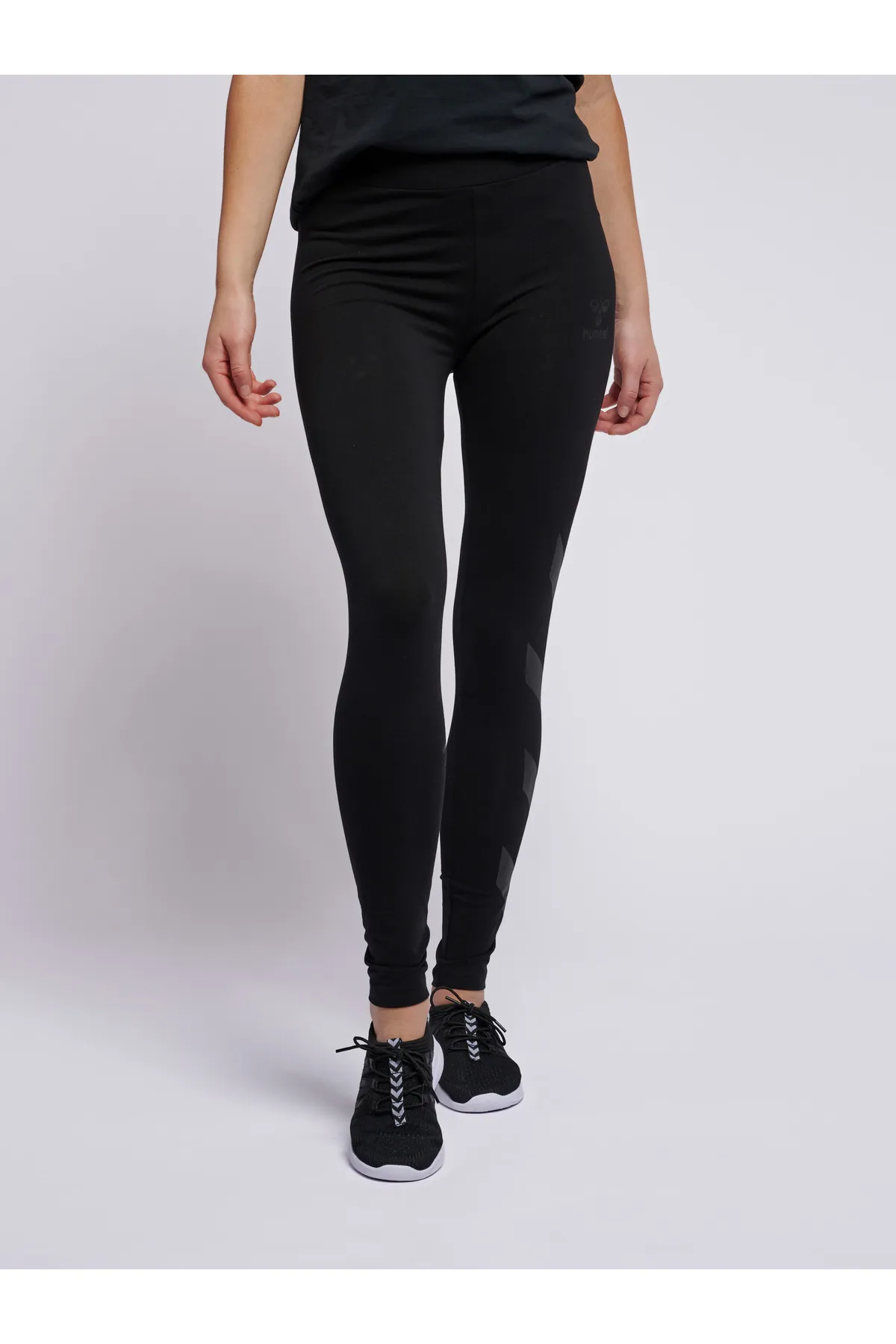 hummel  Sport-Leggings - Schwarz - Mittlerer Bund