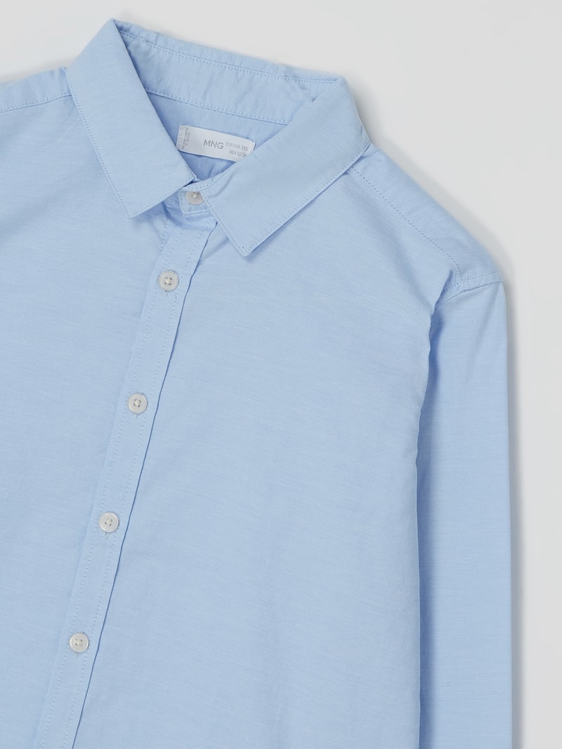 Hemd aus Oxford in bleu