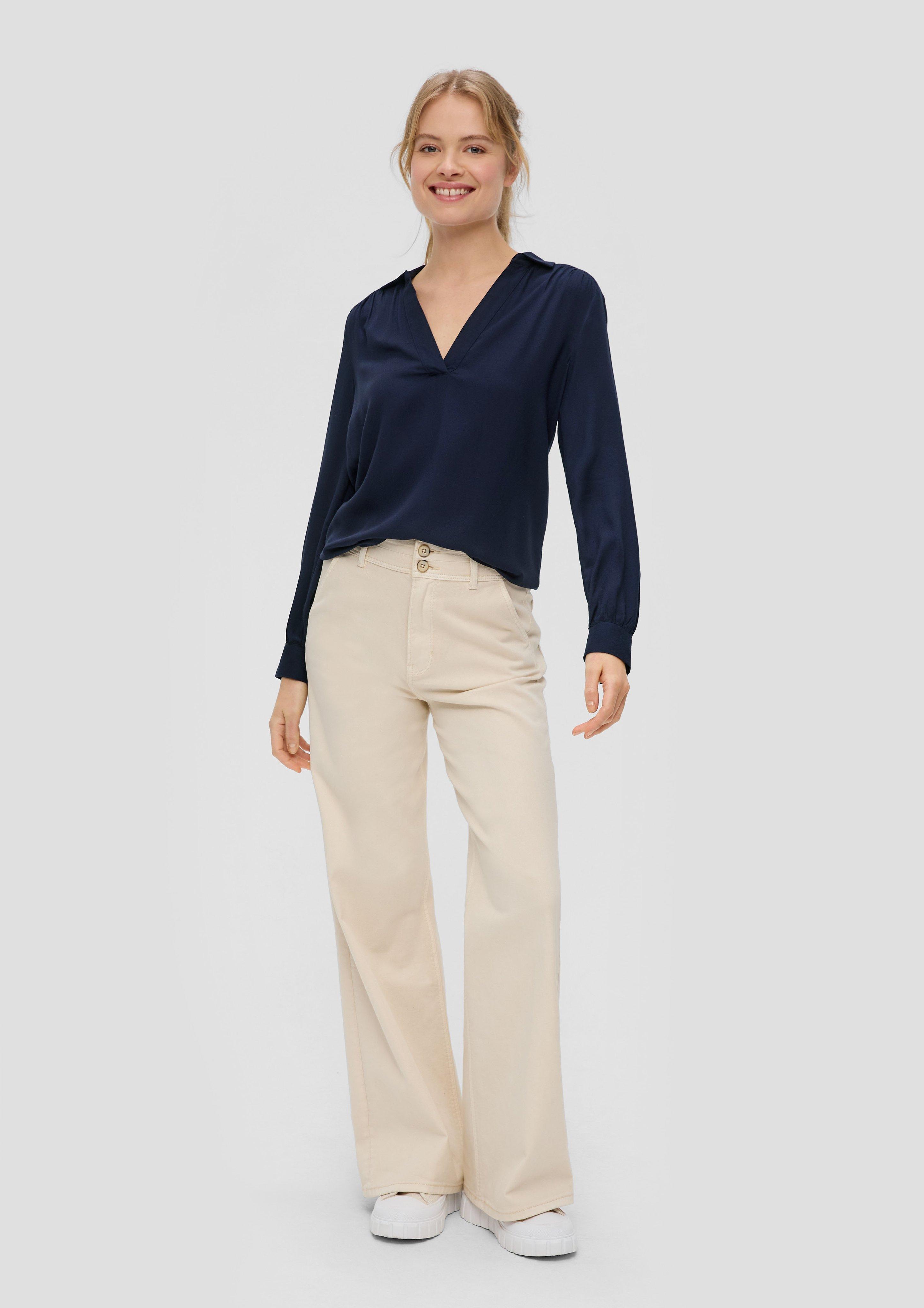 Viskosebluse mit V-Ausschnitt  2145123-5959