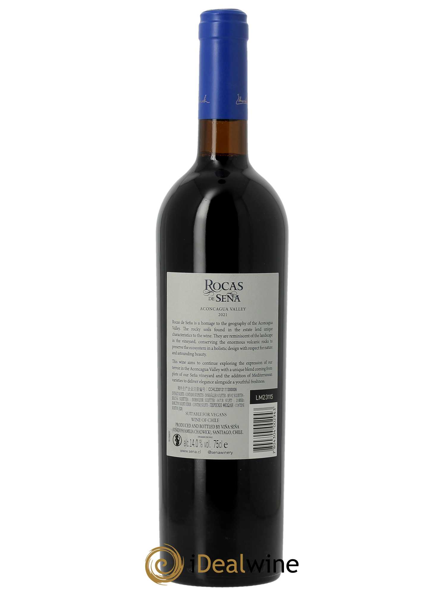 Chili Rocas de Sena Domaine Sena (CBO à partir de 6 BTS) 2021 - Lot de 1 Bouteille