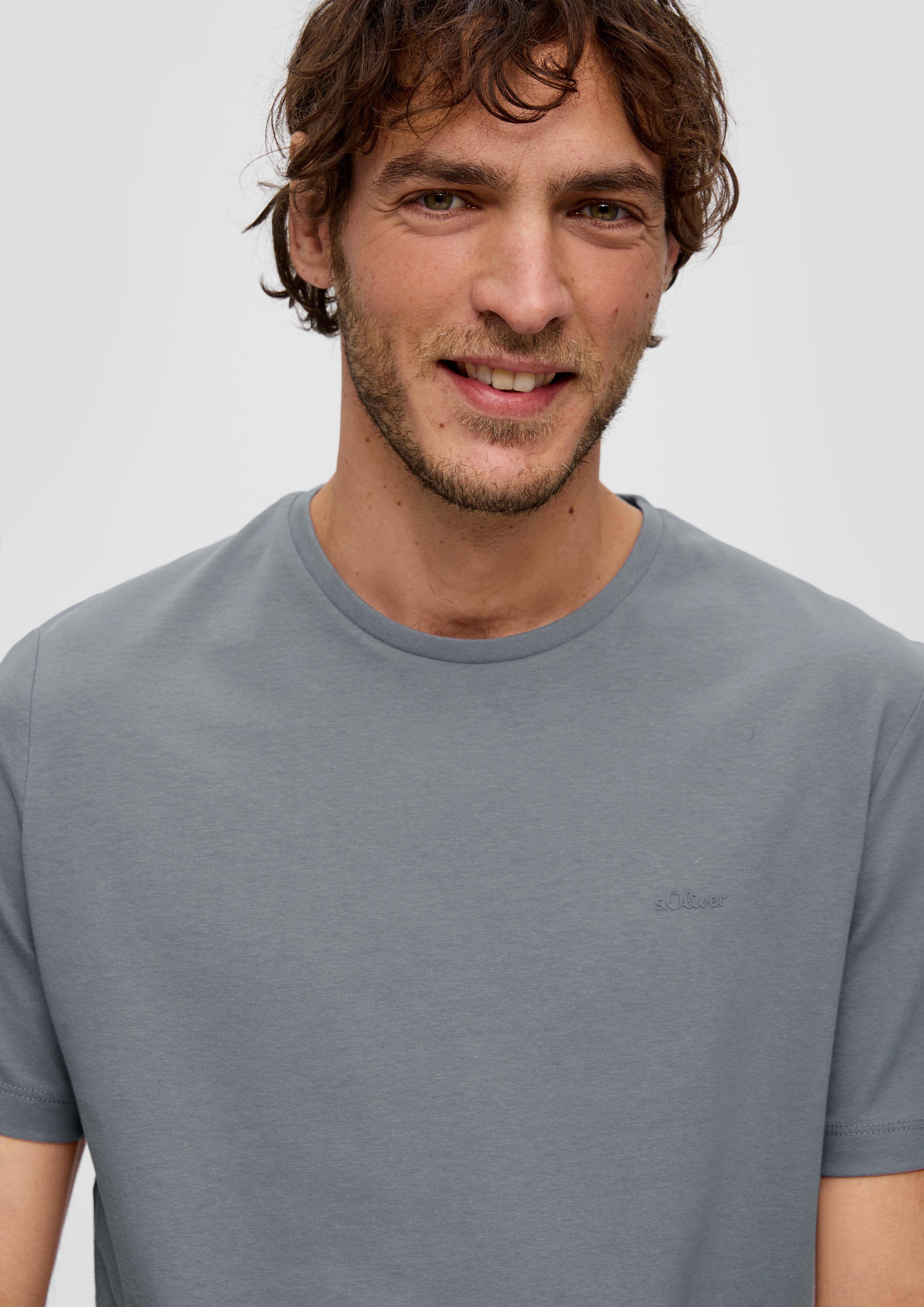 T-Shirt mit Labelprint  2141455-9500