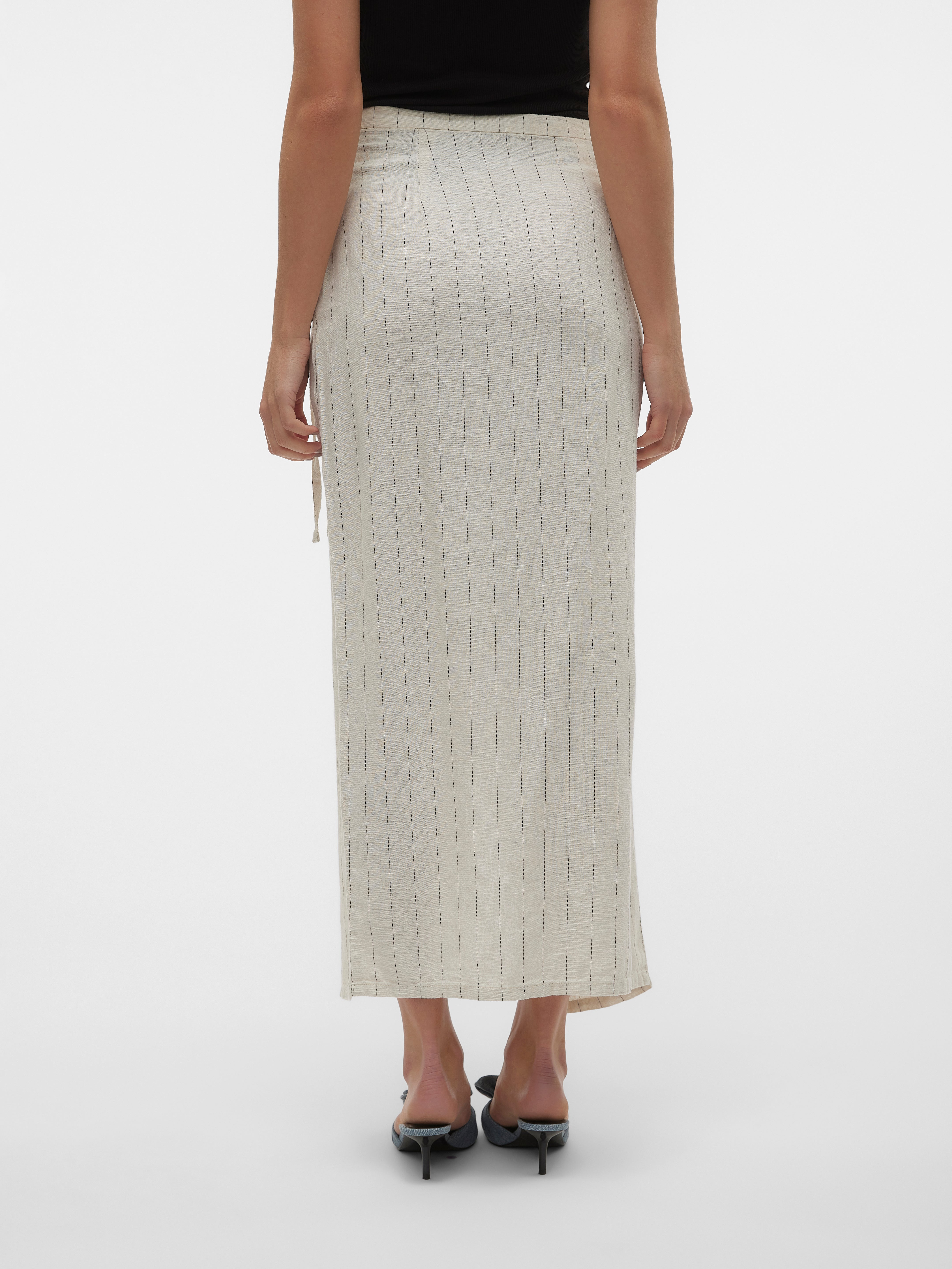 VMMINDY Hohe Taille Langer Rock