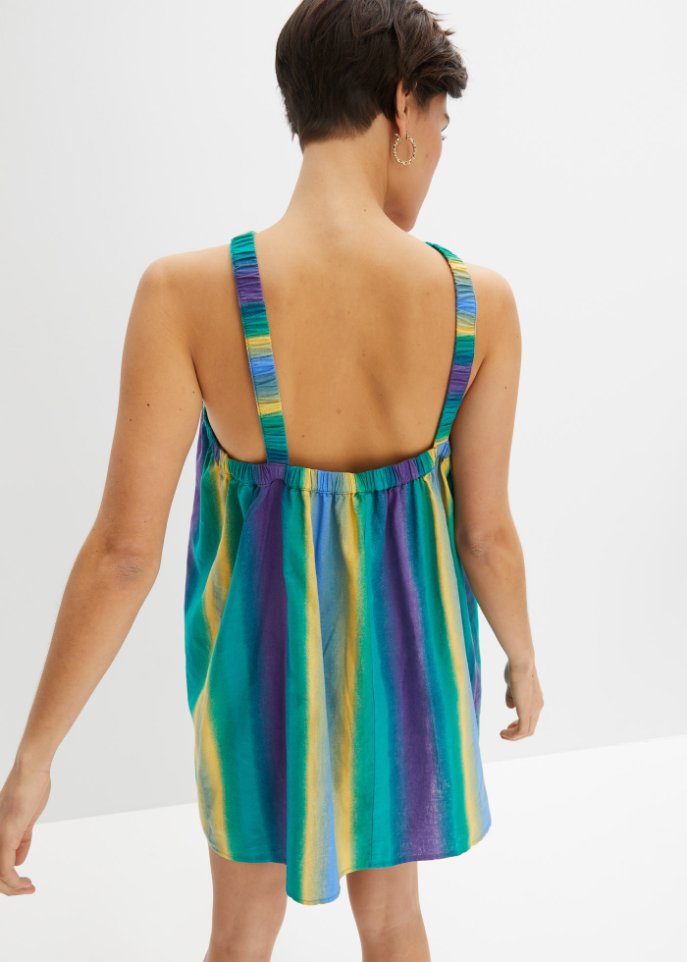 Leinenkleid mit Farbverlauf