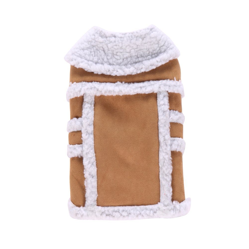 LAPA HOME Hundemantel Hundejacke Cord Winterjacke für Hunde Fleece Haustiermantel, mit Pelzkrage, Wärme, Winddicht