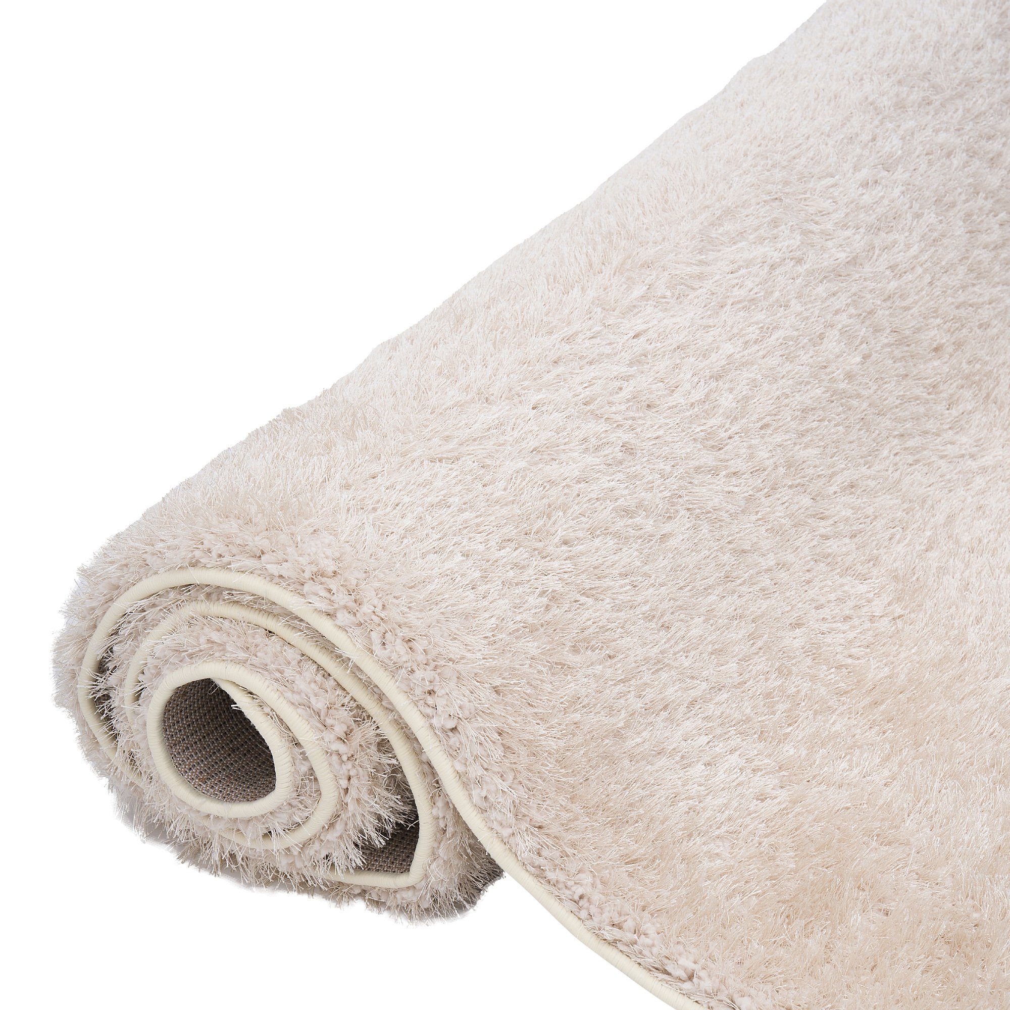 Hochflor-Teppich Hochflor Shaggy Teppich Feeling Mix Läufer, Snapstyle, Rechteckig, Höhe: 48 mm