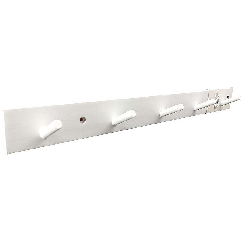 Home Knaggrekke 5 knagger 48 cm bøk hvit
