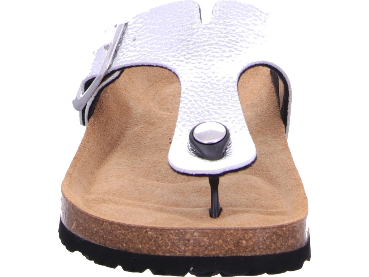 WORTMANN Sportliche Sandalen silber Da.-Pantolette