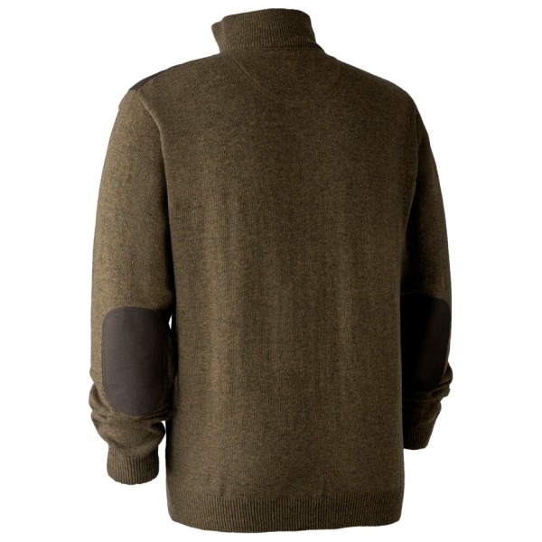 Deerhunter - Sheffield Knit with Zip Neck - Wollpullover