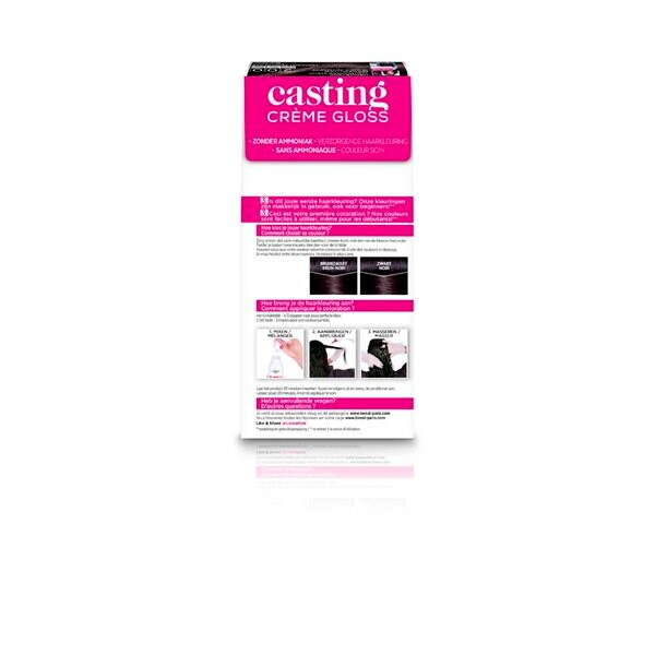 L'Oréal Paris Casting Créme Gloss 200 Intense Black Semi-Permanent Hair Color