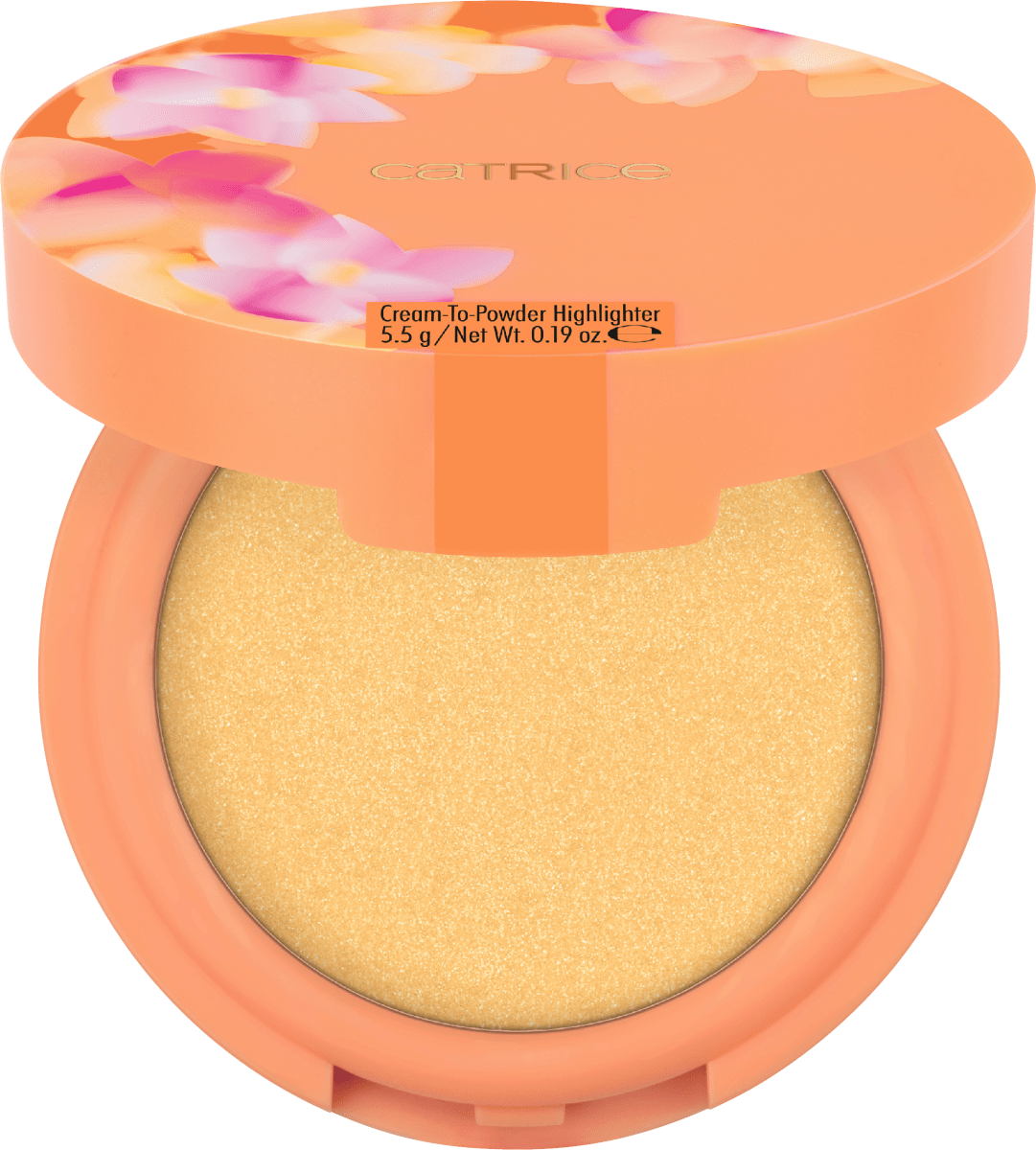 Highlighter Cream-To-Powder Seeking Flowers C02 Apriglow, 5,5 g