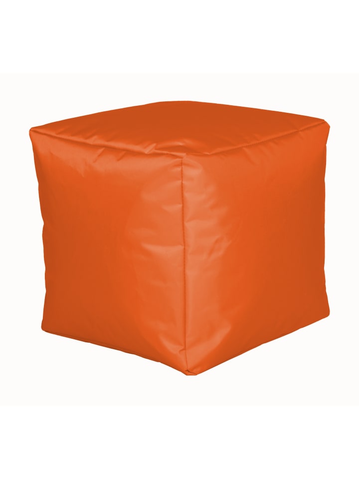 Linke Licardo Sitzwürfel Nylon orange 40/40/40 cm in Orange günstig kaufen 40 x 40 cm