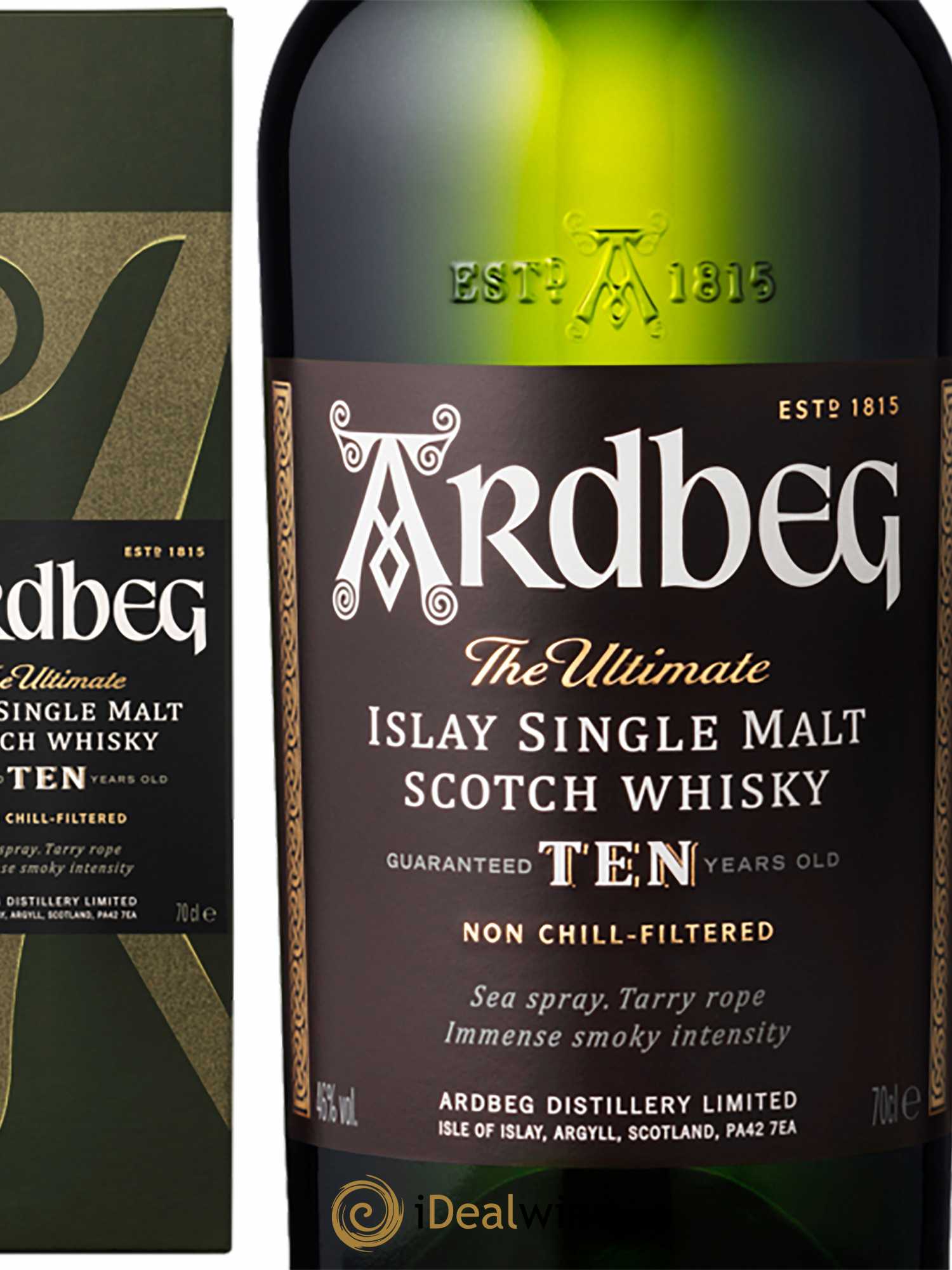 Whisky Ardbeg 10 years (70cl)  - Lot de 1 Bouteille