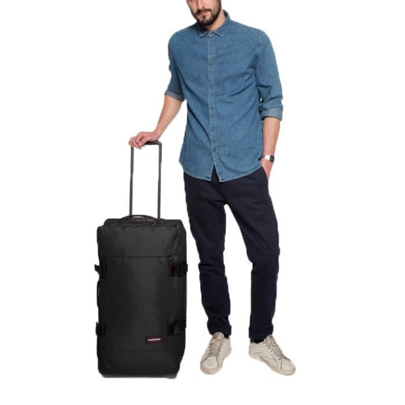 Sac de Voyage Eastpak Tranverz M Noir noir