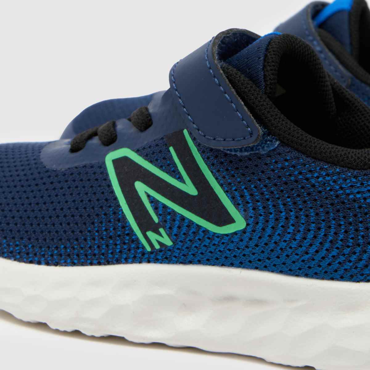 New Balance marinblå multifärgade 520 v8 v pojkar småbarnsskor