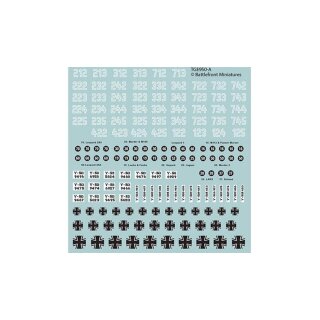West German Decal Set (4)