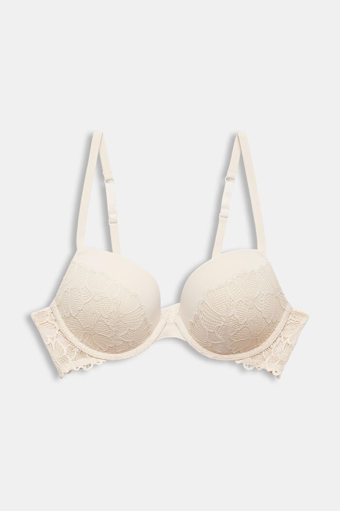 Wattierter Push-Up-BH mit Spitze