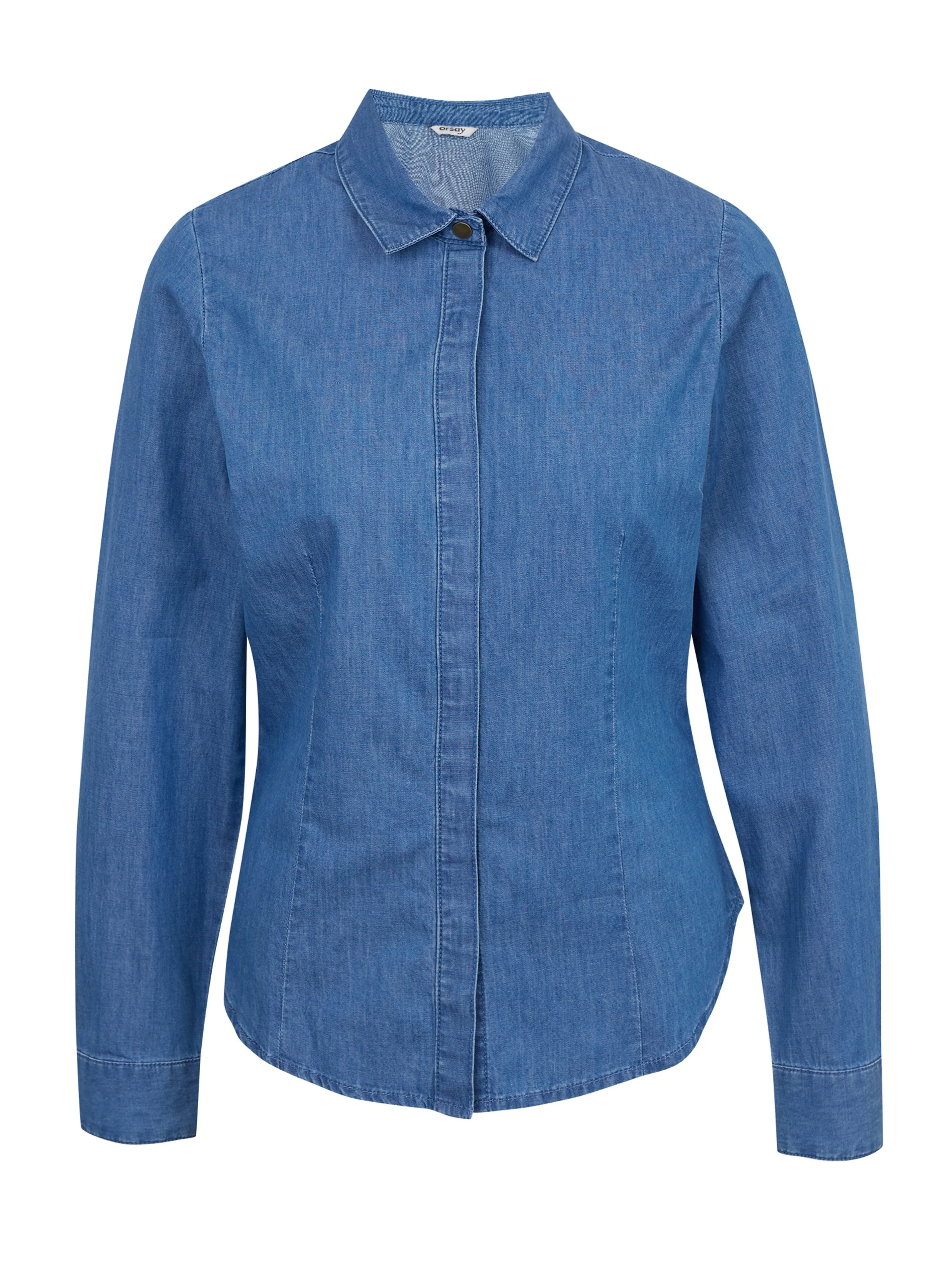 Blaues Damen-Denim-Shirt ORSAY