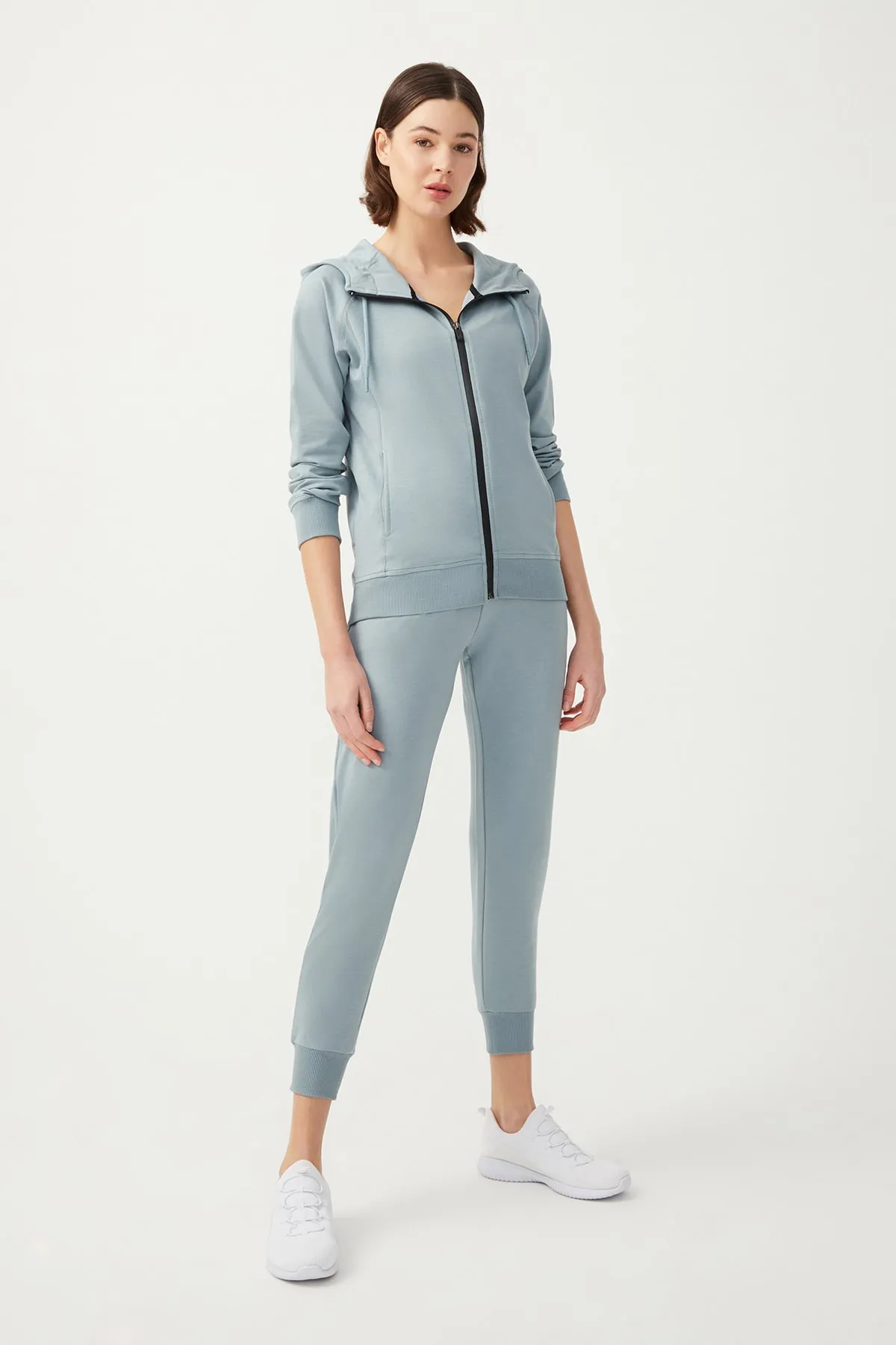 LOS OJOS  Blaugraue Jogger-Jogginghose für Damen