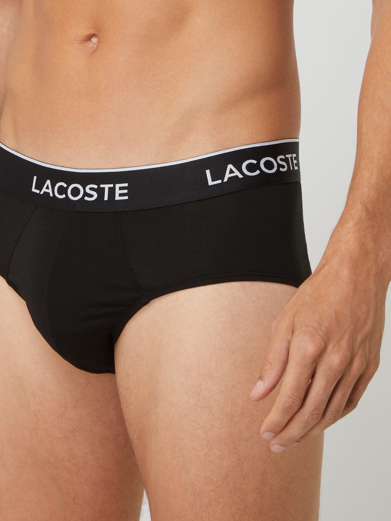 Slip mit Stretch-Anteil im 3er-Pack in weiß