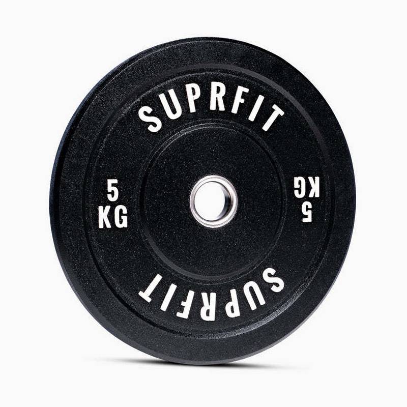 SUPRFIT Bumper Plates HiTemp White Logo (Paar) Hantelscheiben