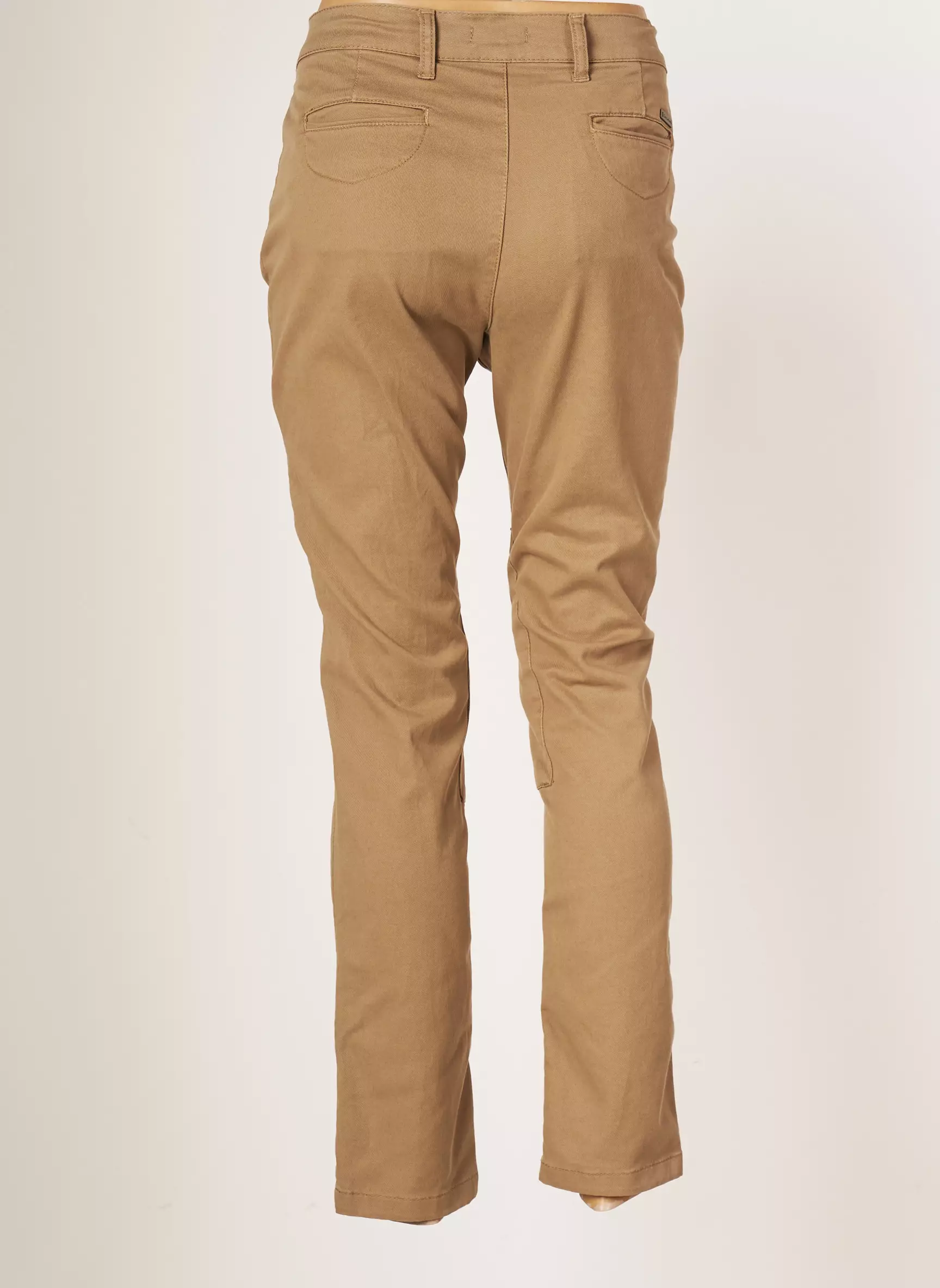 Carla Kops Pantalons Slim Femme couleur marron