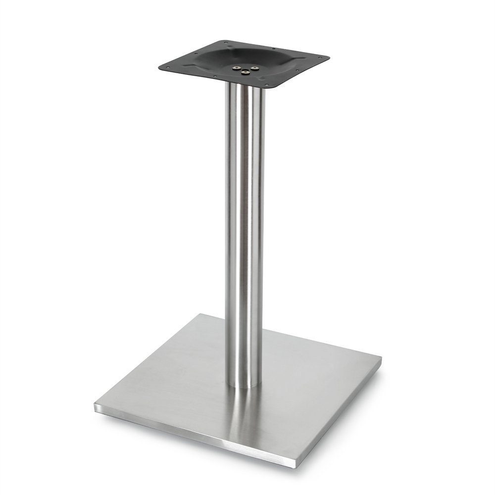 Melko Möbelfuß Tischbeine Tischuntergestell Unterstellfuß aus Edelstahl 72CM Schreibtischbein Tischgestell Tischkufe Tischkufe Tischfüße Boxenständer, (Stück), Robust