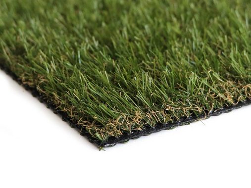 Kunstrasen FRANCIS, Primaflor-Ideen in Textil, rechteckig, Höhe: 22 mm, realistische Optik, mit Drainagefunktion, ideal für Balkon & Terrasse