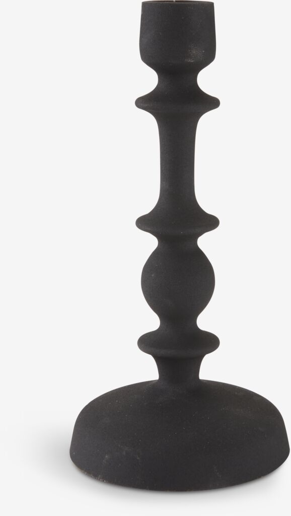 CASPAR lysestake Ø10xH21cm svart