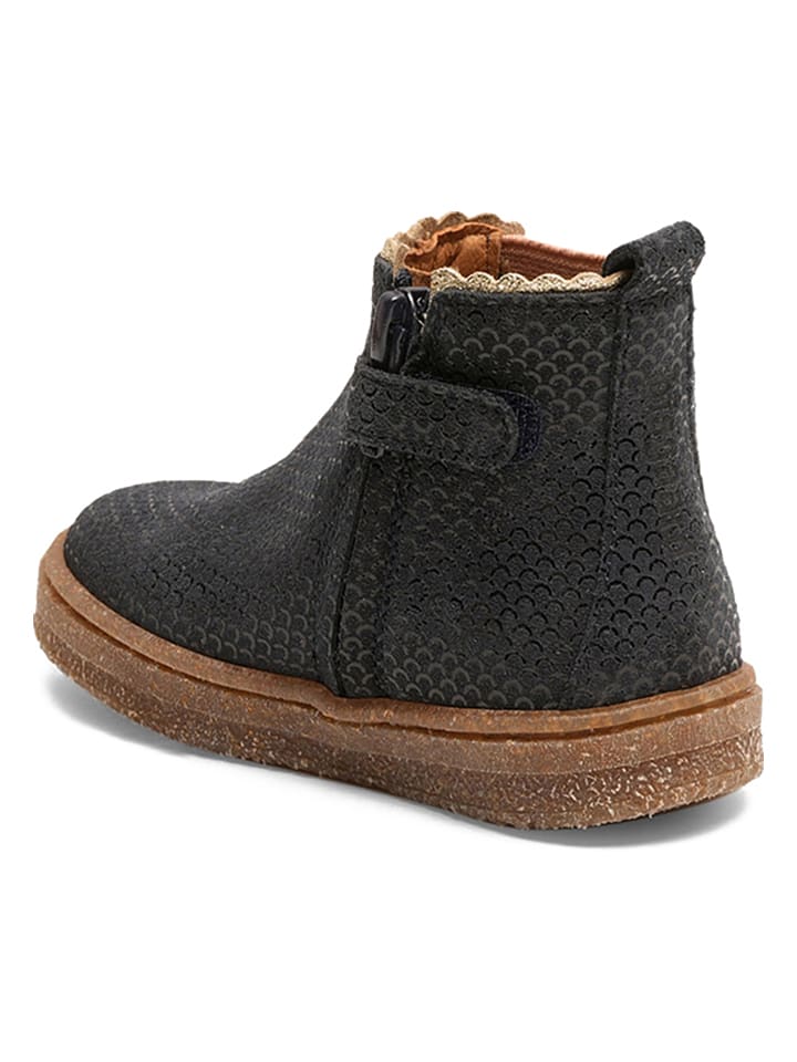 bisgaard Leder-Lauflernschuhe in Dunkelblau günstig kaufen