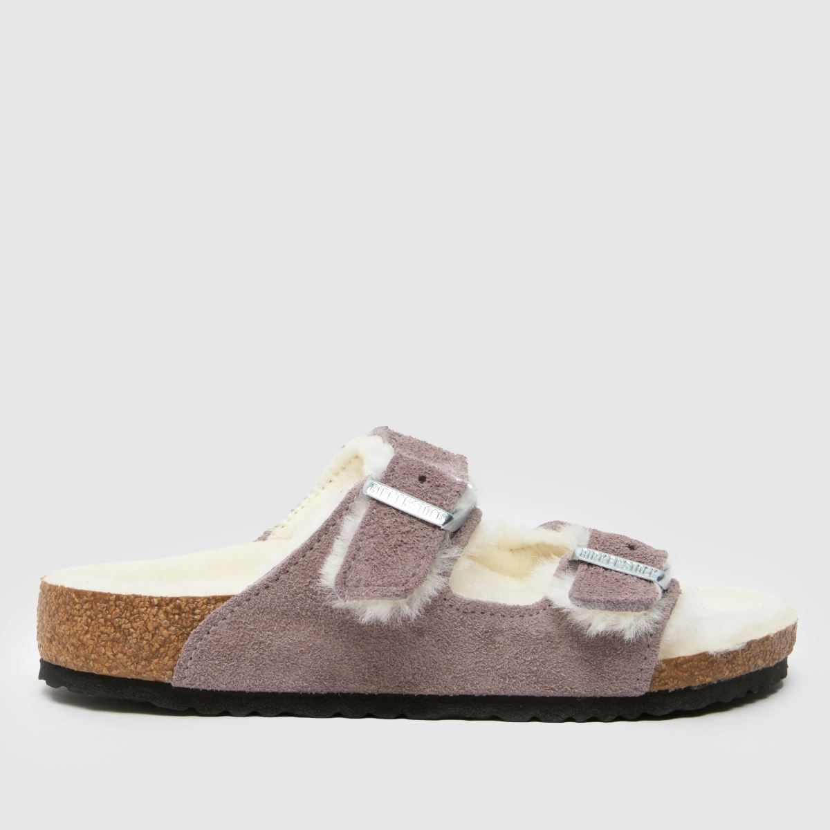 BIRKENSTOCK mályvaszínű arizonai báránybőr lányka junior szandál