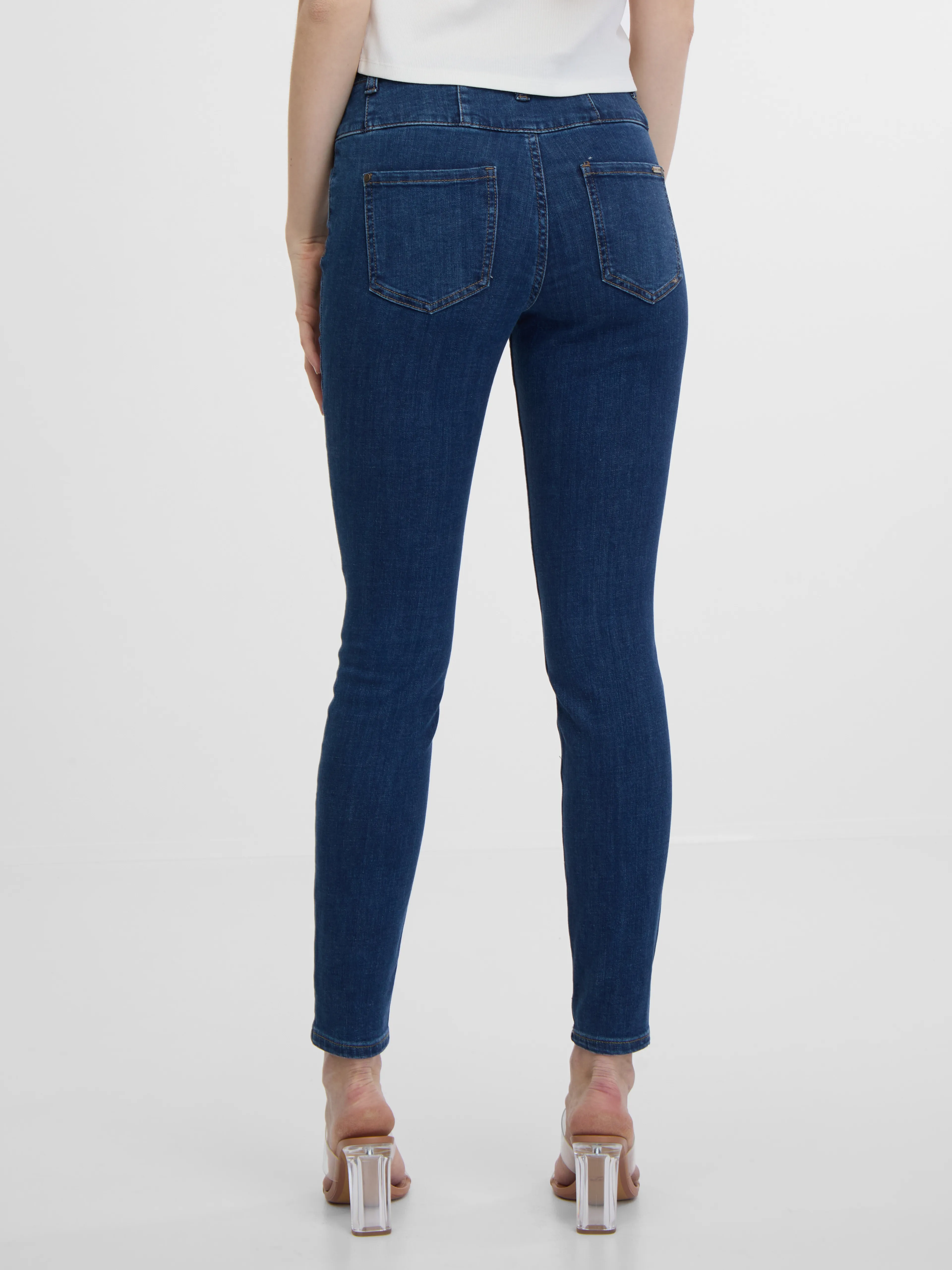 Dunkelblaue Damenjeans Skinny Fit ORSAY