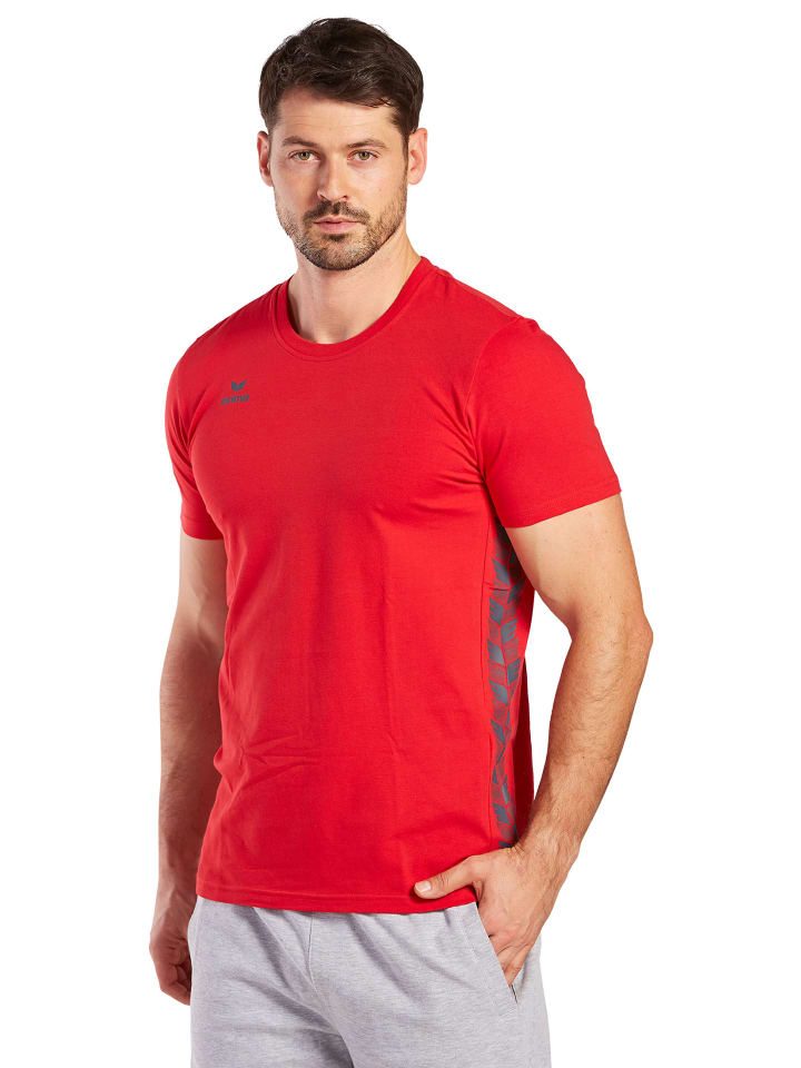 erima Essential Team T-Shirt in rot/slate grey günstig kaufen