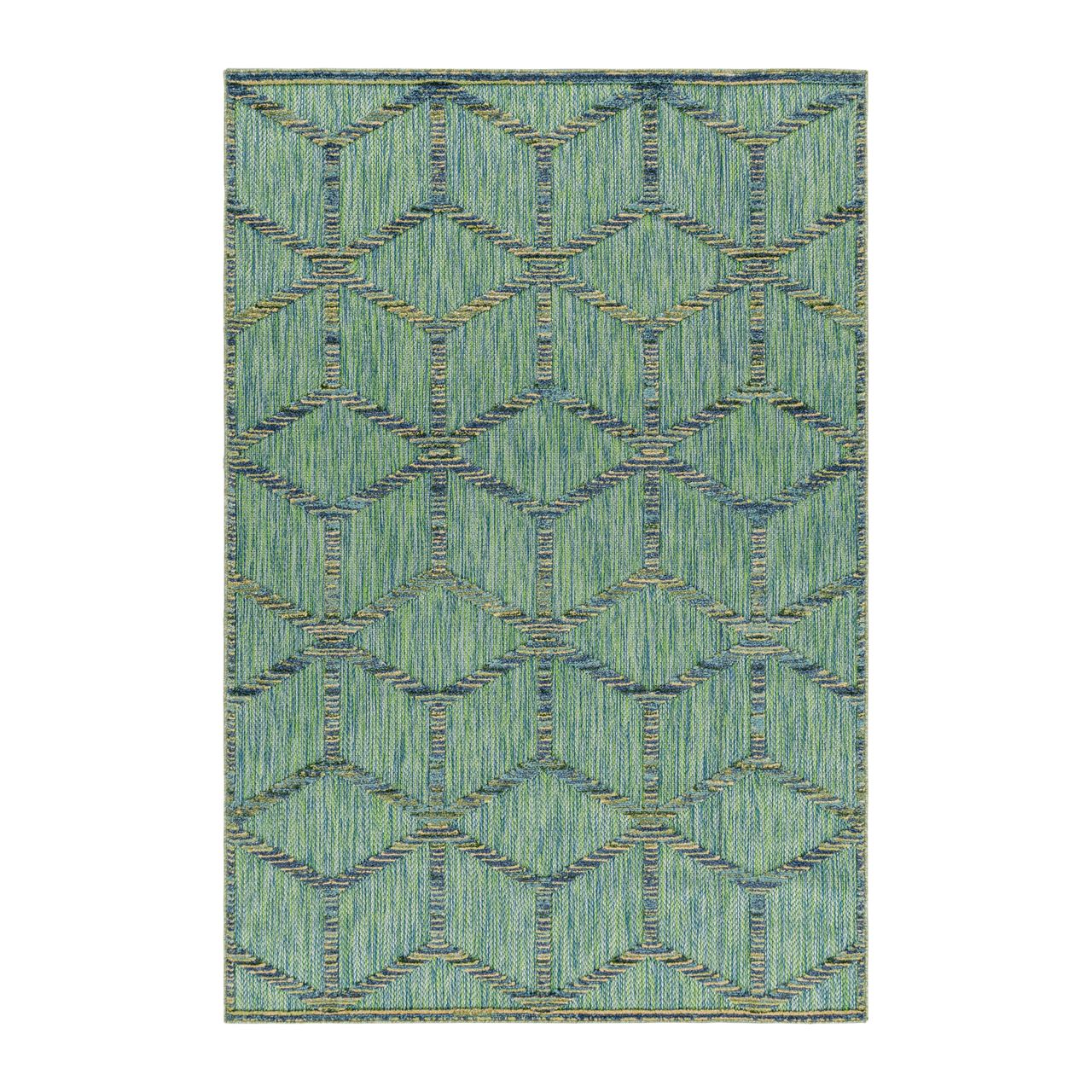 Ayyildiz Teppich, BAHAMA 5151, GREEN, 140 x 200 cm