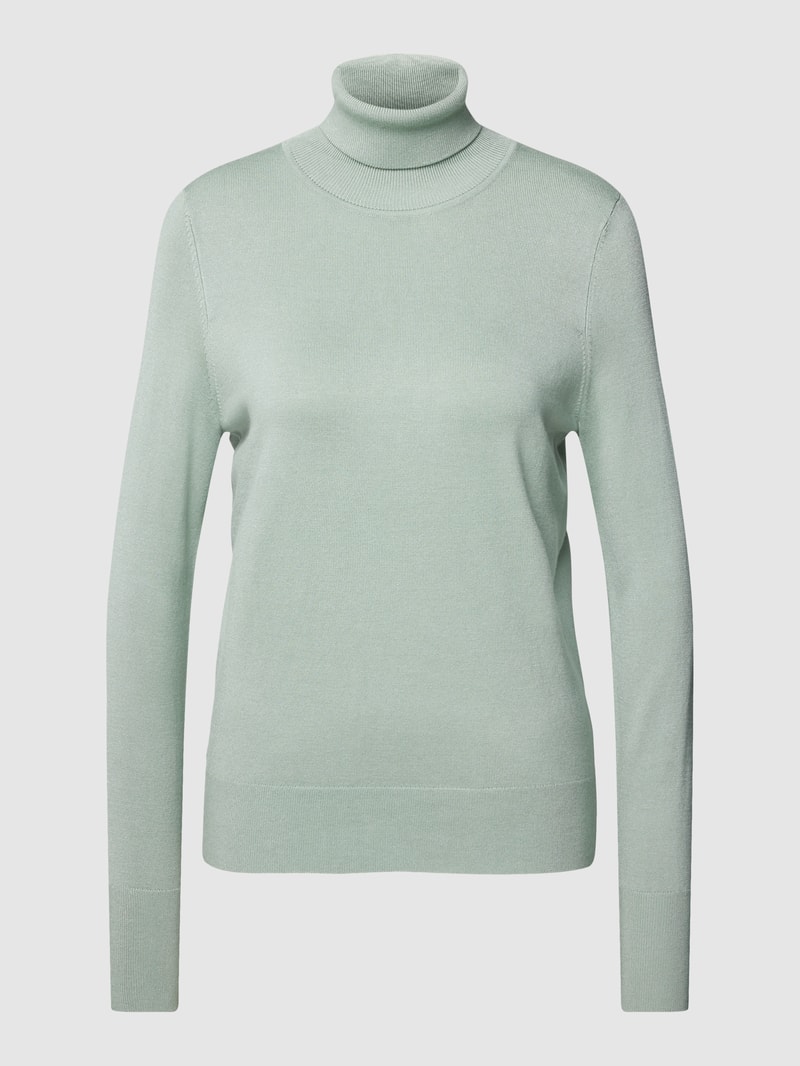 Longsleeve mit Rollkragen in schilf