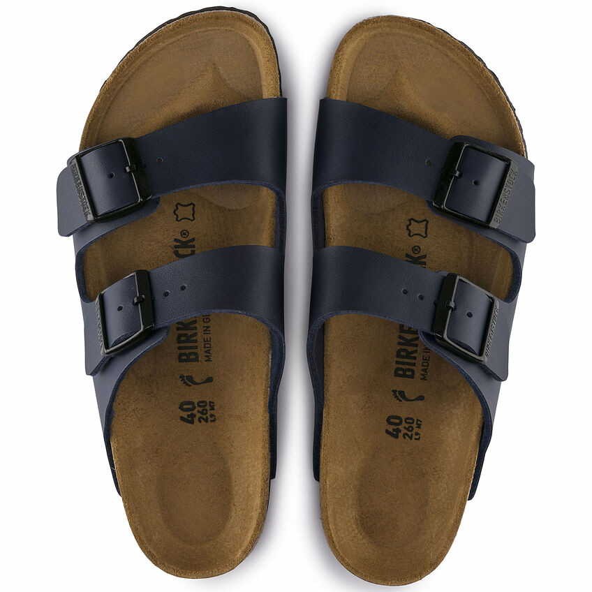 BIRKENSTOCK Pantoletten blau Arizona