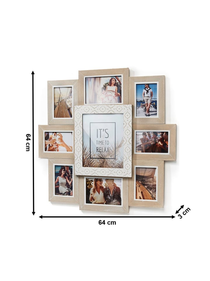 kobolo Bilderrahmen Collage LIA9 in Beige günstig kaufen onesize