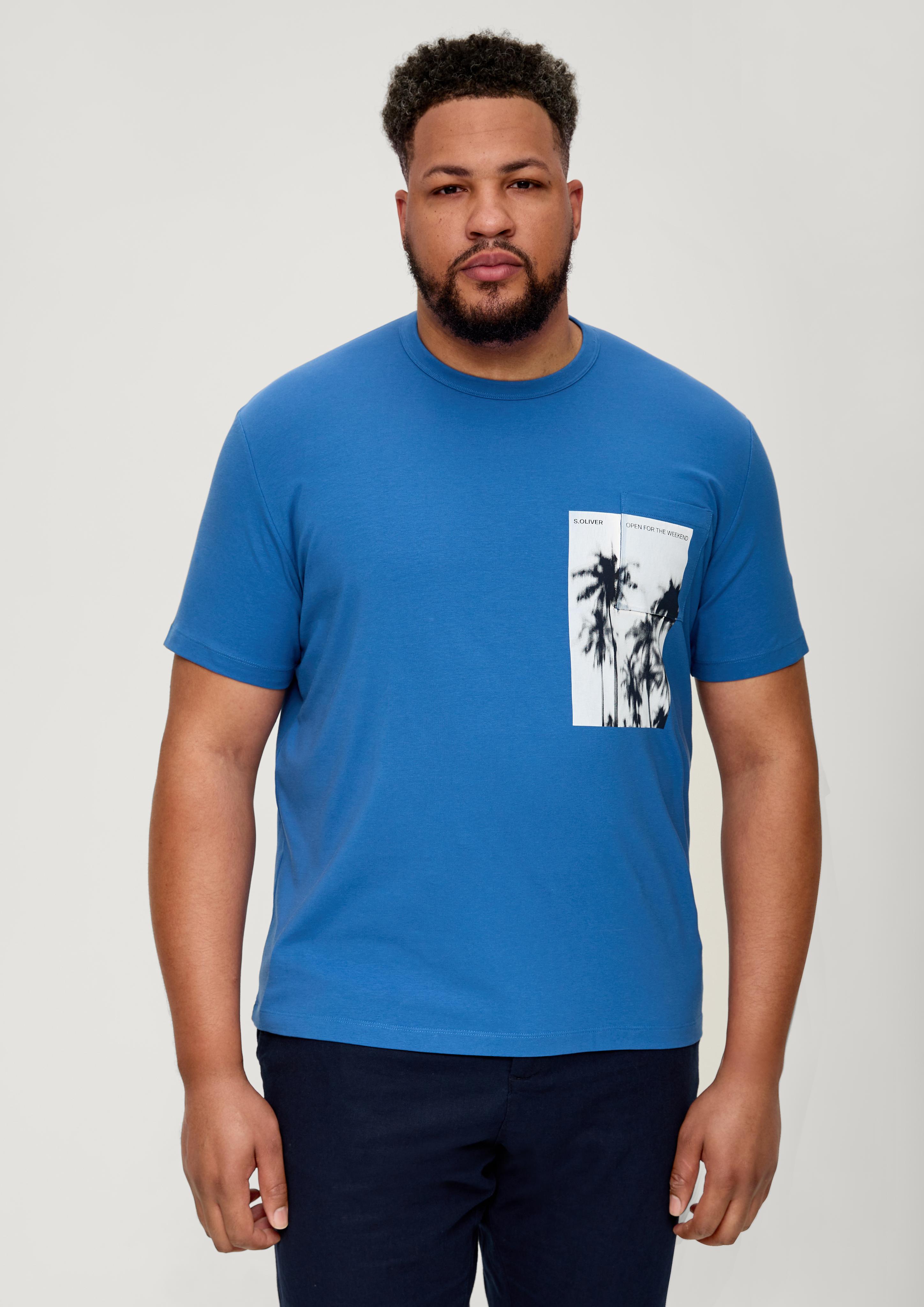 T-Shirt aus Baumwollstretch  2135661-54D1